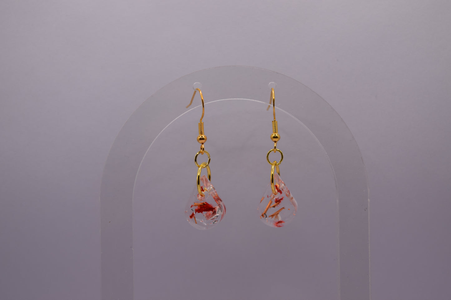 Boucles d'oreilles gouttelettes