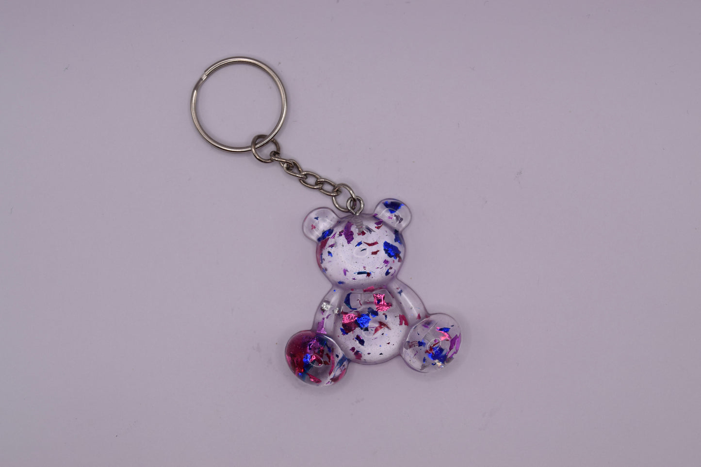 Porte-clés oursons violets