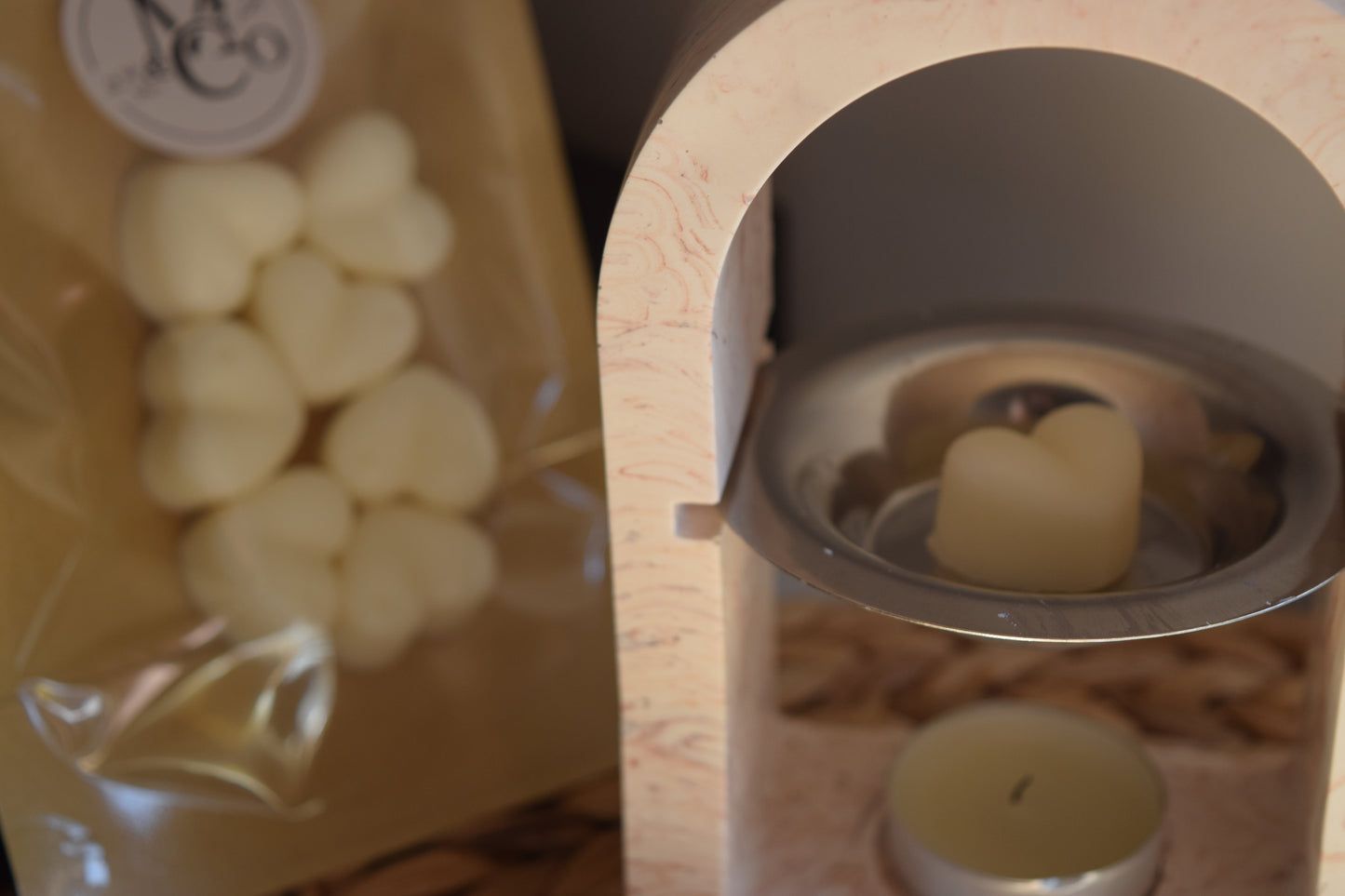 Fondants parfumés gros cœurs