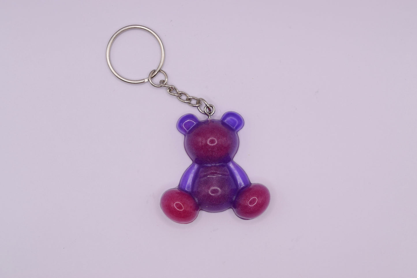 Porte-clés oursons violets