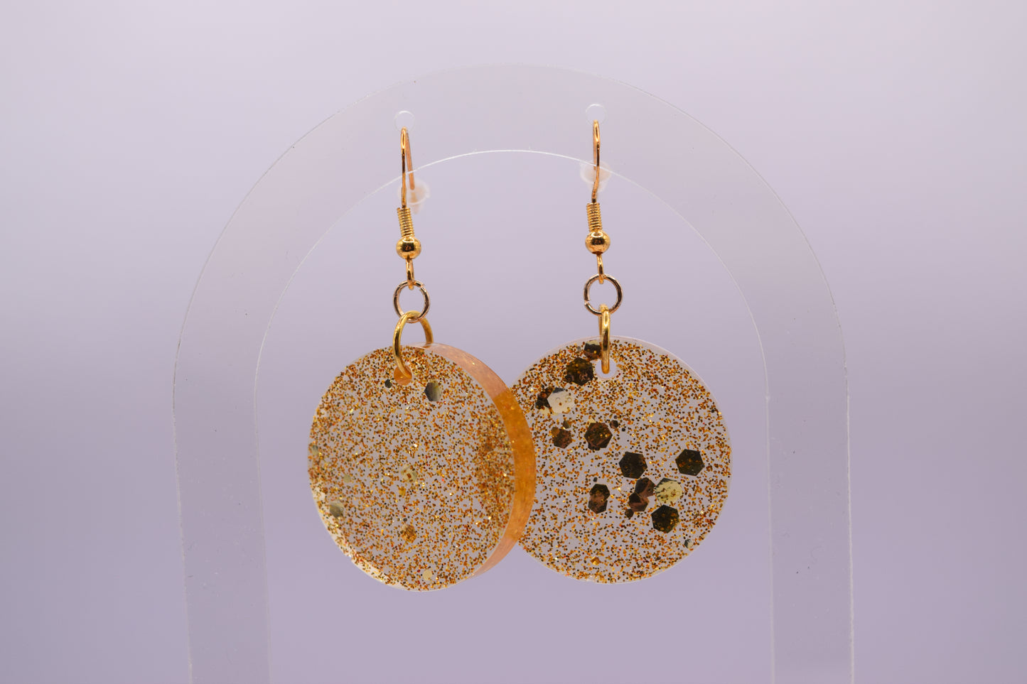 Boucles d'oreilles rondes