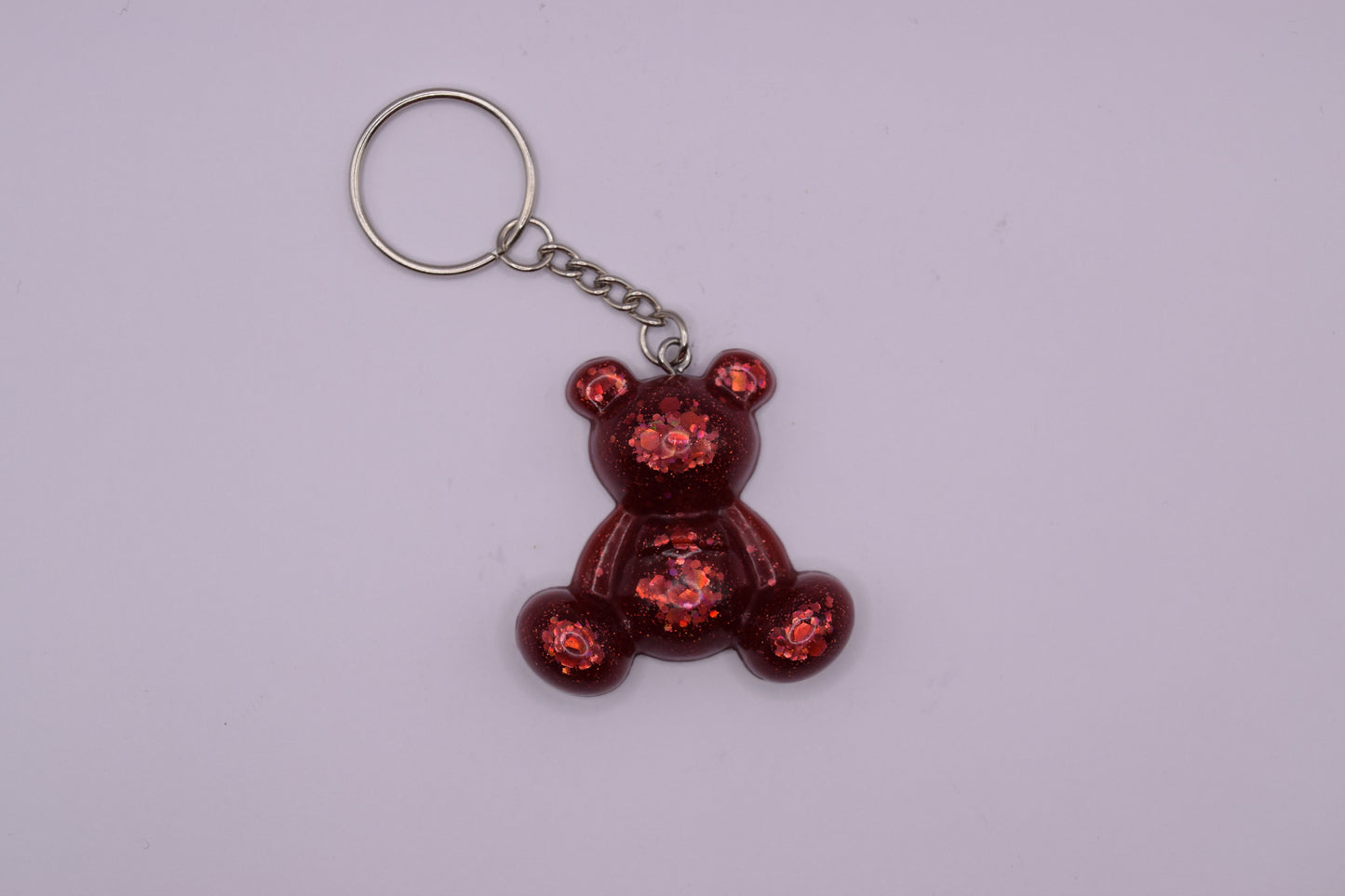 Porte-clés oursons rouges