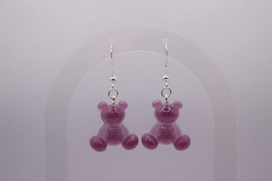Boucles d'oreilles ourson