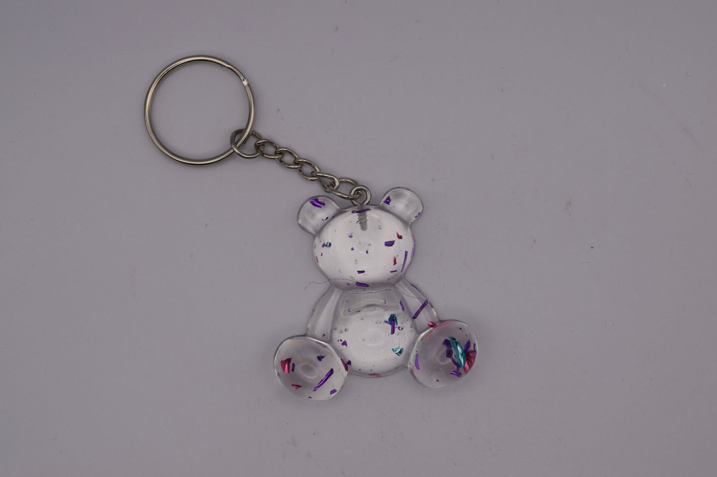 Porte-clés oursons violets