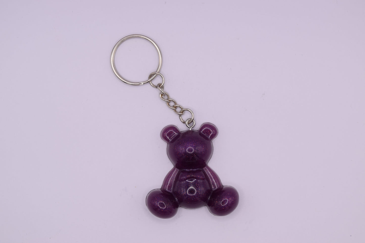 Porte-clés oursons violets