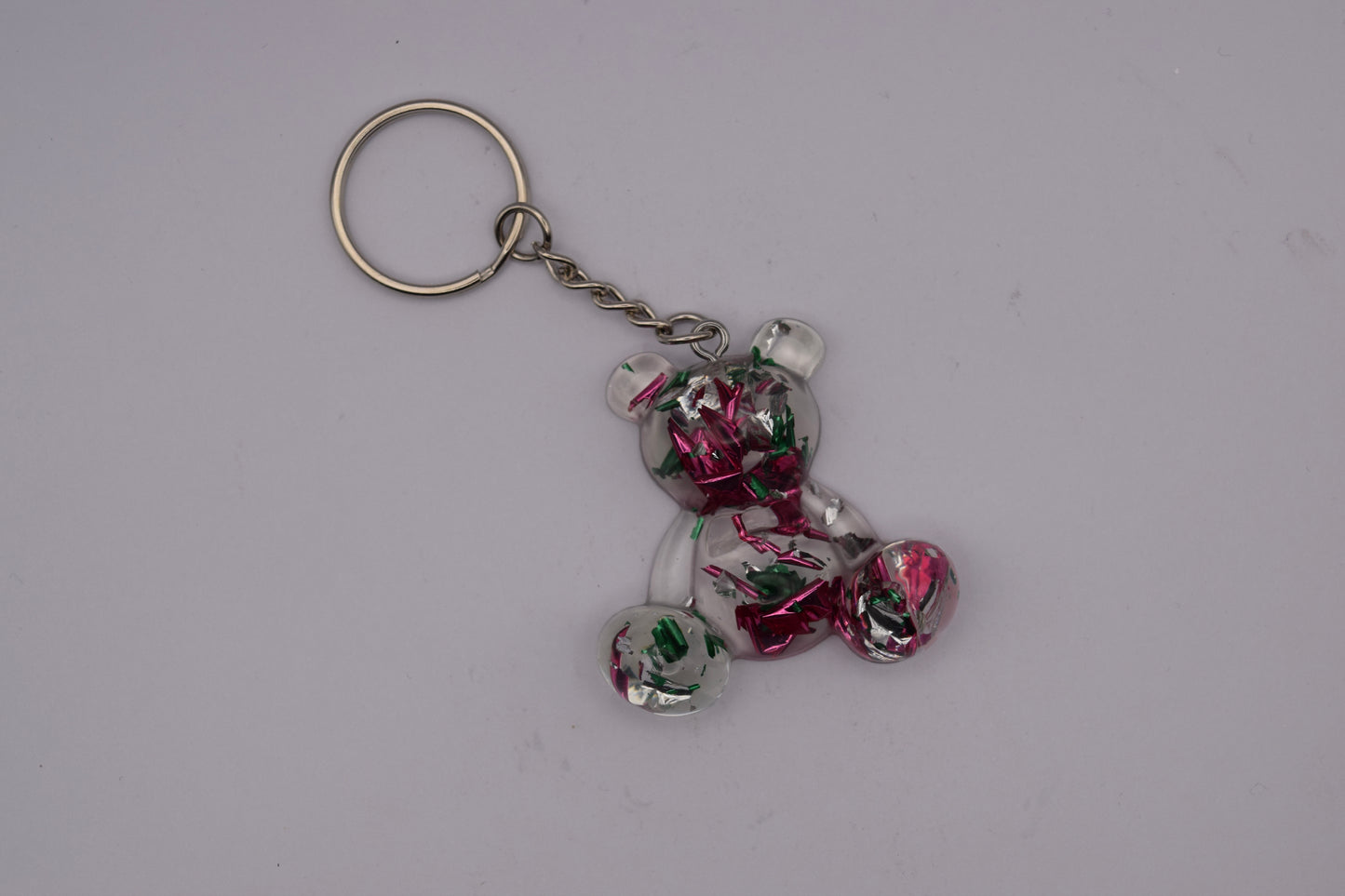 Porte-clés oursons roses