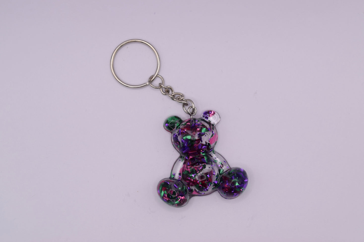 Porte-clés oursons violets